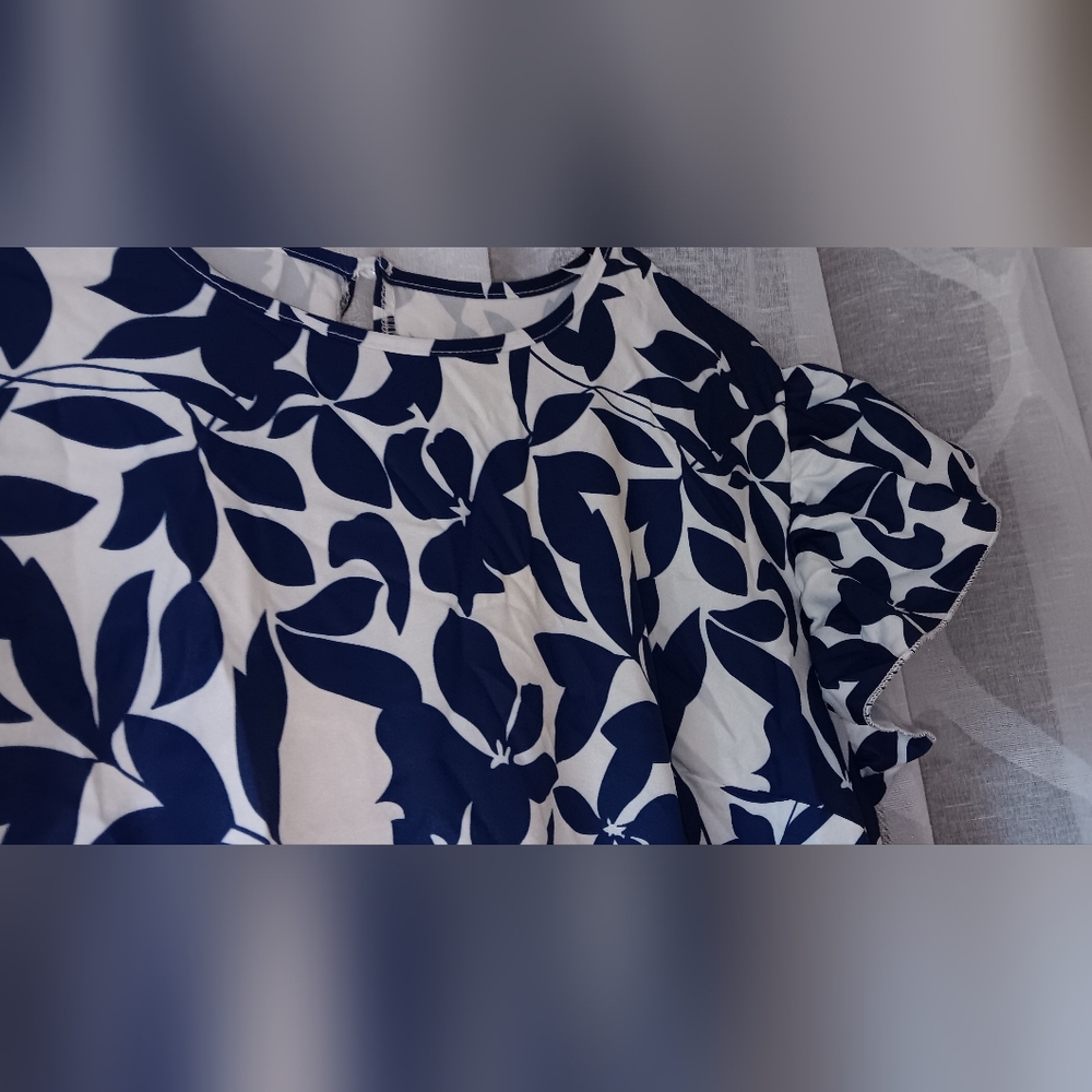 Blue Floral Dress